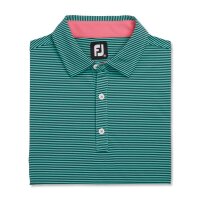 FootJoy Mens Feeder Stripe Pique Field Green