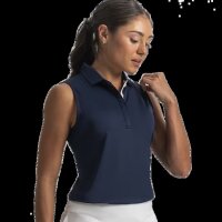 FootJoy Wms Sleeveless Lisle Navy