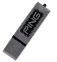 Ping Tri-Fold Towel Dark Grey/Black