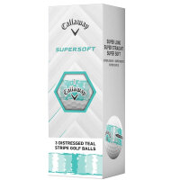 Callaway SUPERSOFT DIST STRP TEAL DECORATED