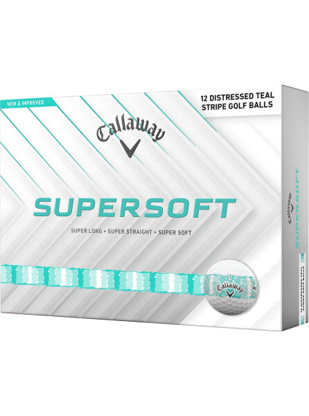 Callaway SUPERSOFT Distressed Stripe Blue 25