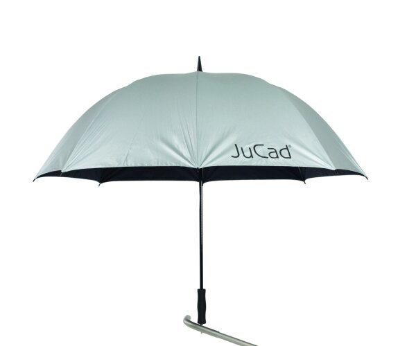 JuCad GOLFSCHIRM mit Stift, silber (mit UV-Schutz)