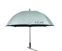 JuCad GOLFSCHIRM mit Stift, silber (mit UV-Schutz)
