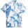 J. Lindeberg Tour Tech Print Polo Paradise Skylight M