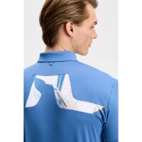 J. Lindeberg KV Print Polo Federal Blue