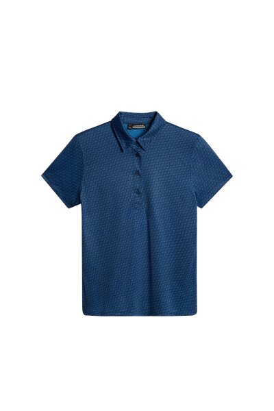 J. Lindeberg Caitlyn Polo Flight Bridge Navy Fed S