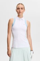 J. Lindeberg Krissi Sleeveless Polo White