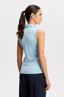 J. Lindeberg Dena Sleeveless Polo Forget-Me-Not