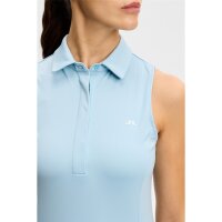 J. Lindeberg Dena Sleeveless Polo Forget-Me-Not