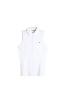 J. Lindeberg Dena Sleeveless Polo White