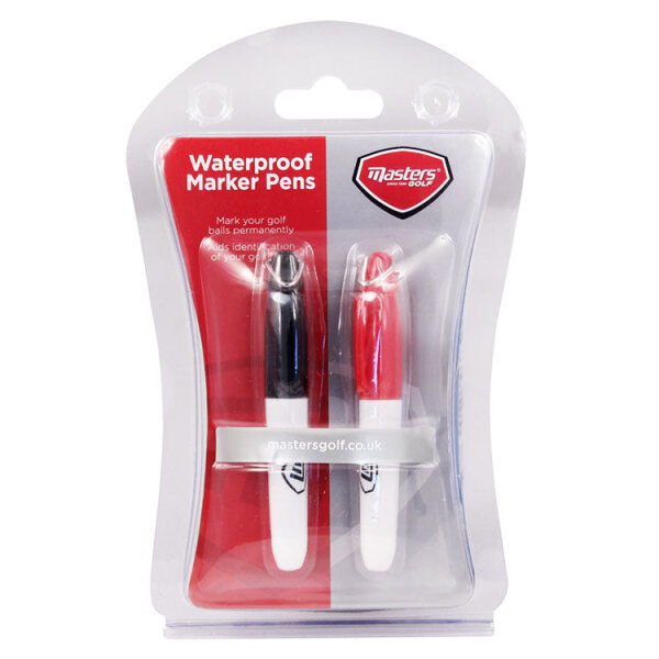 Masters Waterproof Ball Marker Pens X 2