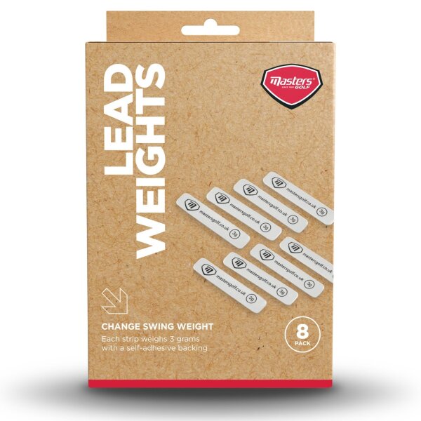 Masters Lead Weights Strips X 8
