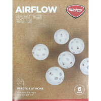 Masters Airflow XP Practice Balls White pack 6