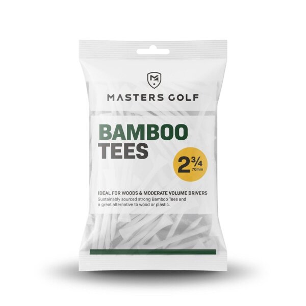 Masters Bamboo Tees 2 3/4 White Bag 20
