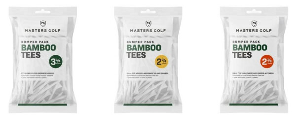 Masters Bamboo Tees 2 3/4 Bumper Bag White Bag 110