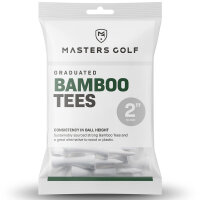 Masters Bamboo Graduated Tees 2in Bag 20 White