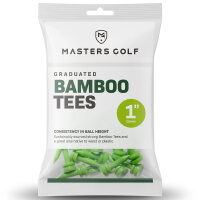 Masters Bamboo Graduated Tees 1in Bag 25 Lime
