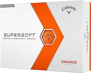 Callaway Supersoft Orange Matt [12er]