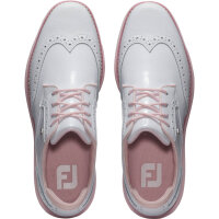 FootJoy Wms TRADITIONS SPIKELESS WHITE/WHITE/PINK