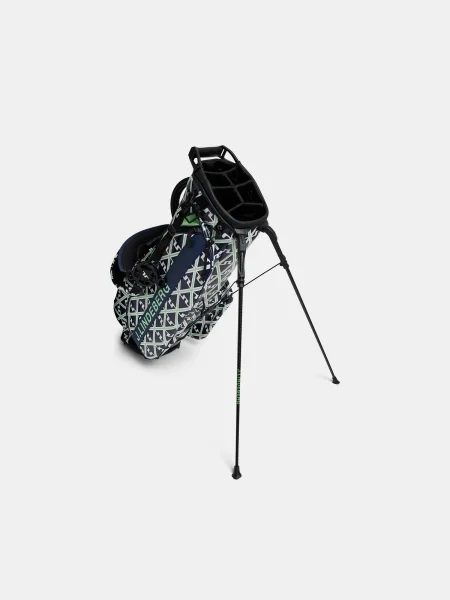 J. Lindeberg Play Stand Bag Print Geo Navy