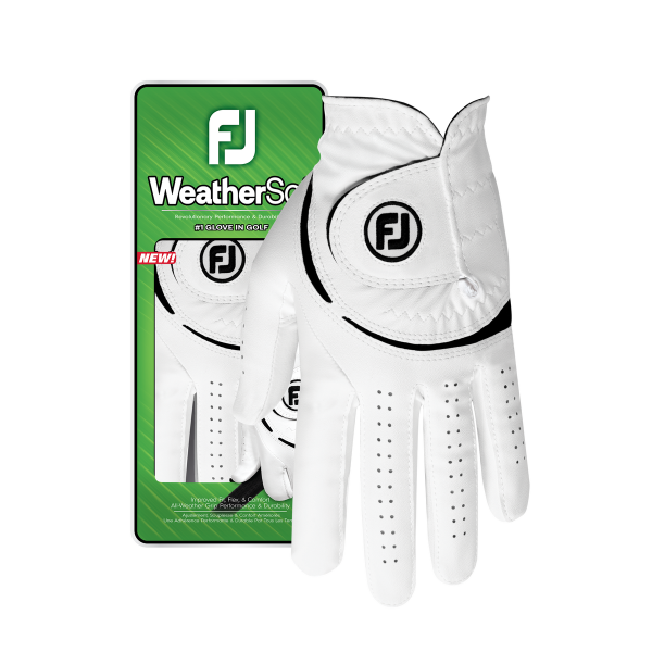 FootJoy WEATHERSOF Weiß/Schwarz Herren