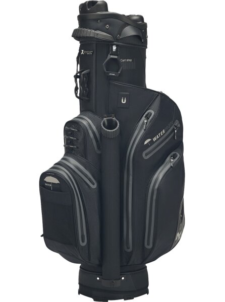 RYDZ Skipper Cartbag 9-Hole Waterproof  Black / Black