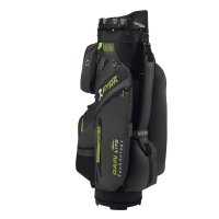 RYDZ Big Rick Cartbag Organizer 14-Hole Water Resistant  Charcoal / Black / Lime