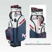 RYDZ Lucky Nine Cartbag Oganizer 9-Hole Water Resistant  Navy / White / Red