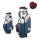 RYDZ Lucky Nine Cartbag Oganizer 9-Hole Water Resistant  Navy / White / Red