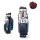 RYDZ Lucky Nine Cartbag Oganizer 9-Hole Water Resistant  Navy / White / Red