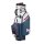RYDZ Lucky Nine Cartbag Oganizer 9-Hole Water Resistant  Navy / White / Red