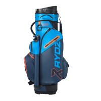 RYDZ Lucky Nine Cartbag Oganizer 9-Hole Water Resistant  Navy / Light Blue / Orange