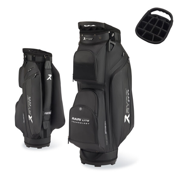 RYDZ Firebee Cartbag 14-Way Water Resistant  Black / Black