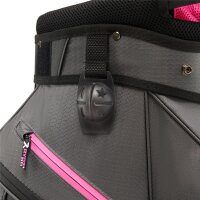 RYDZ Firebee Cartbag 14-Way Water Resistant  Grey / Black / Pink