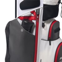 RYDZ Sidekick Standbag 9-Hole Water Resistant  Charcoal / White / Red