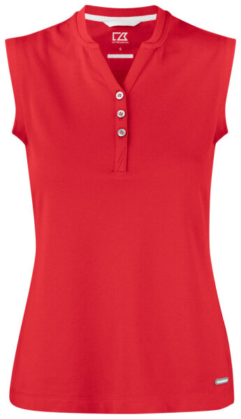 Cutter & Buck Adv. Sleeveless Ladies Red