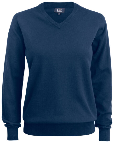 Cutter & Buck Oakville V-neck Ladies Navy-Blue