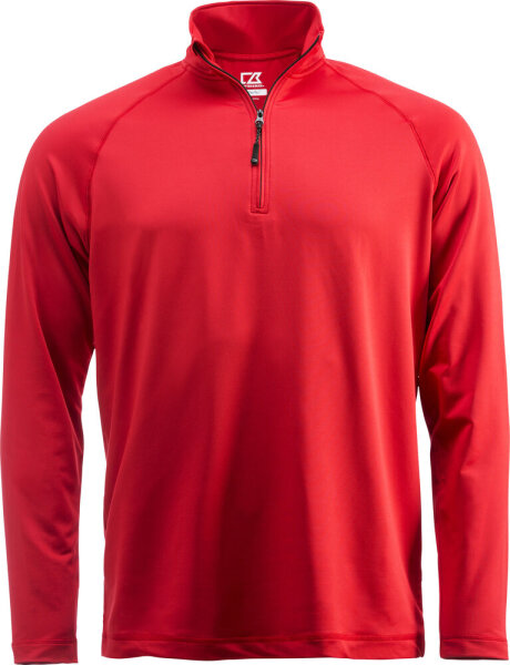 Cutter & Buck Coos Bay Half Zip Men Red