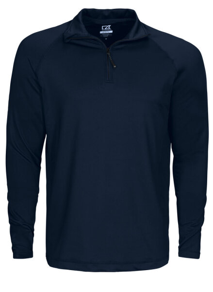 Cutter & Buck Coos Bay Half Zip Men Navy-Blue