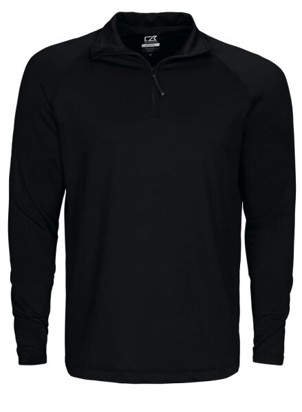 Cutter & Buck Coos Bay Half Zip Men Black