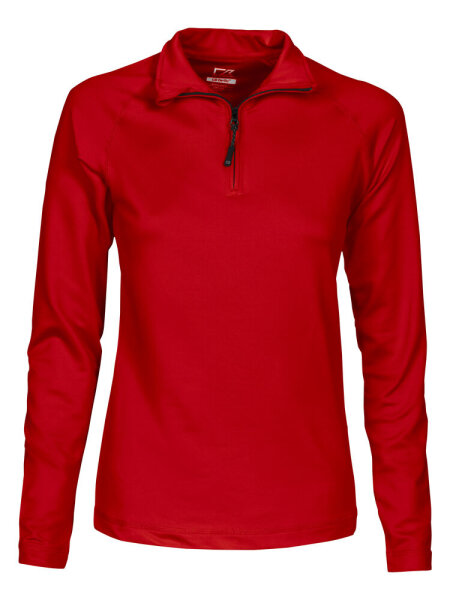Cutter & Buck Coos Bay Half Zip Ladies Red
