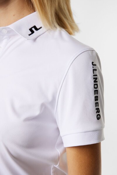 J. Lindeberg Tour Tech Golf Polo White [XL]