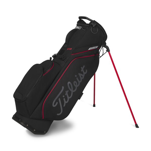 Titleist Players S4 StaDry Stand Bag Black/Red/Graphite