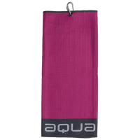 Big Max aqua Trifold Towel fuchsia-charcoal
