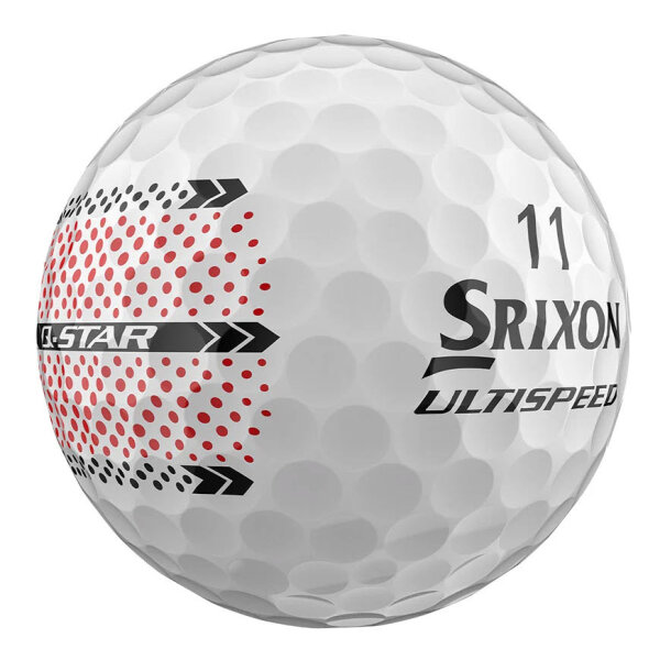 Srixon Q-Star Ultispeed white Trackline 2026