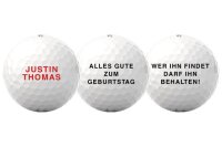 Titleist Pro V1x Left Dash 3+1 Ball-Aktion mit gratis Personalisierung