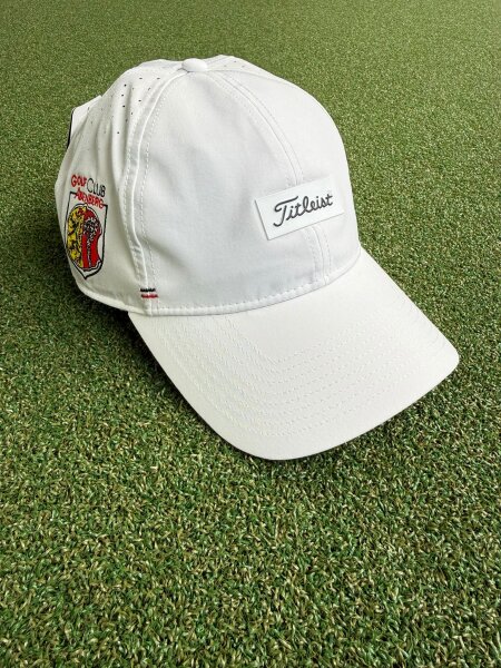 Titleist Charlston Breezer Cap wht/wht/blk GC Abenberg