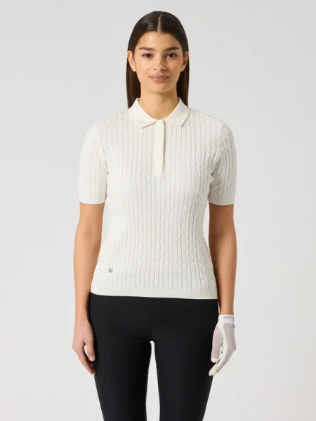 Daily Madelene 1/2S Polo shirt White