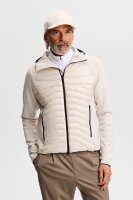 J. Lindeberg Quilt Hybrid Hood Jacket moonbeam