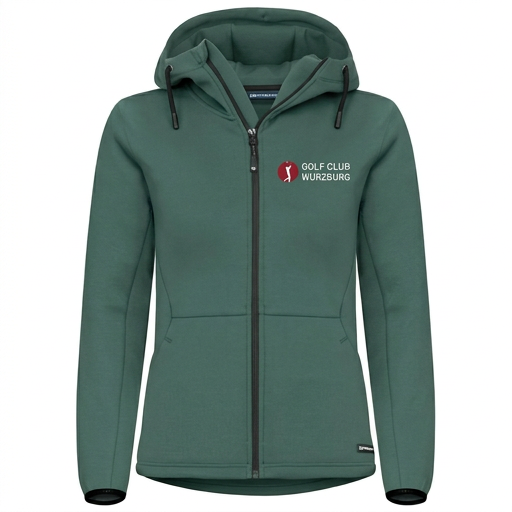 Cutter & Buck GC Würzburg Pemberton Hood FZ Ladies Green